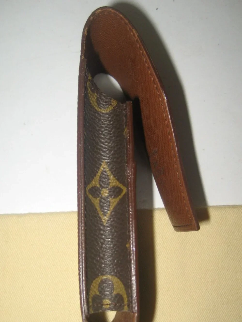 VINTAGE LOUIS VUITTON SLG CIGARETTE / LIP STICK CASE LV MONOGRAM MADE IN FRANCE